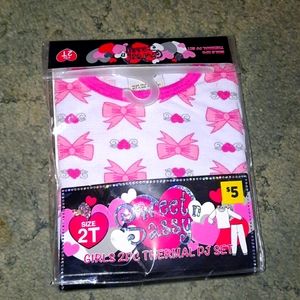 Baby girl thermal outfit